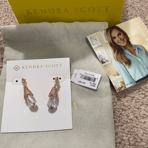 Kendra Scott Becky rose gold earrings